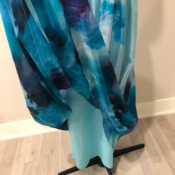 Laura 100% silk strapless dress - gown - Picture 5 of 8